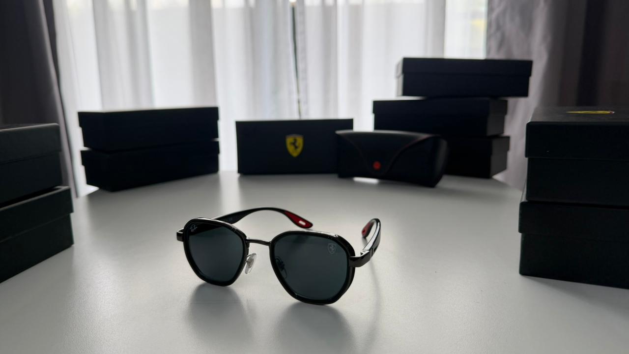 Scuderia Collection plateado oscuro /lente azulada  3674 F007/71