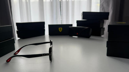 Scuderia Collection plateado oscuro /lente azulada  3674 F007/71