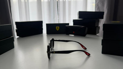 Scuderia Collection plateado oscuro /lente azulada  3674 F007/71