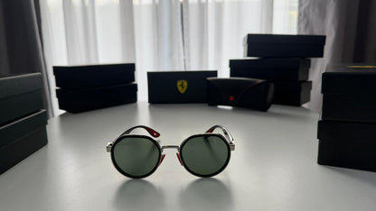 Ferrari 3703 M  plateado/verde   F007/71