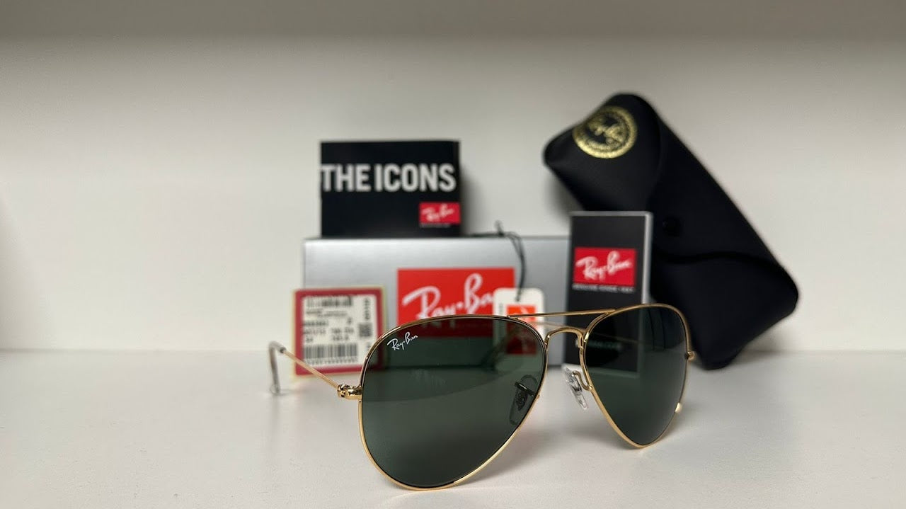 Aviador Clasico Dorado/Verde 3025 L0205