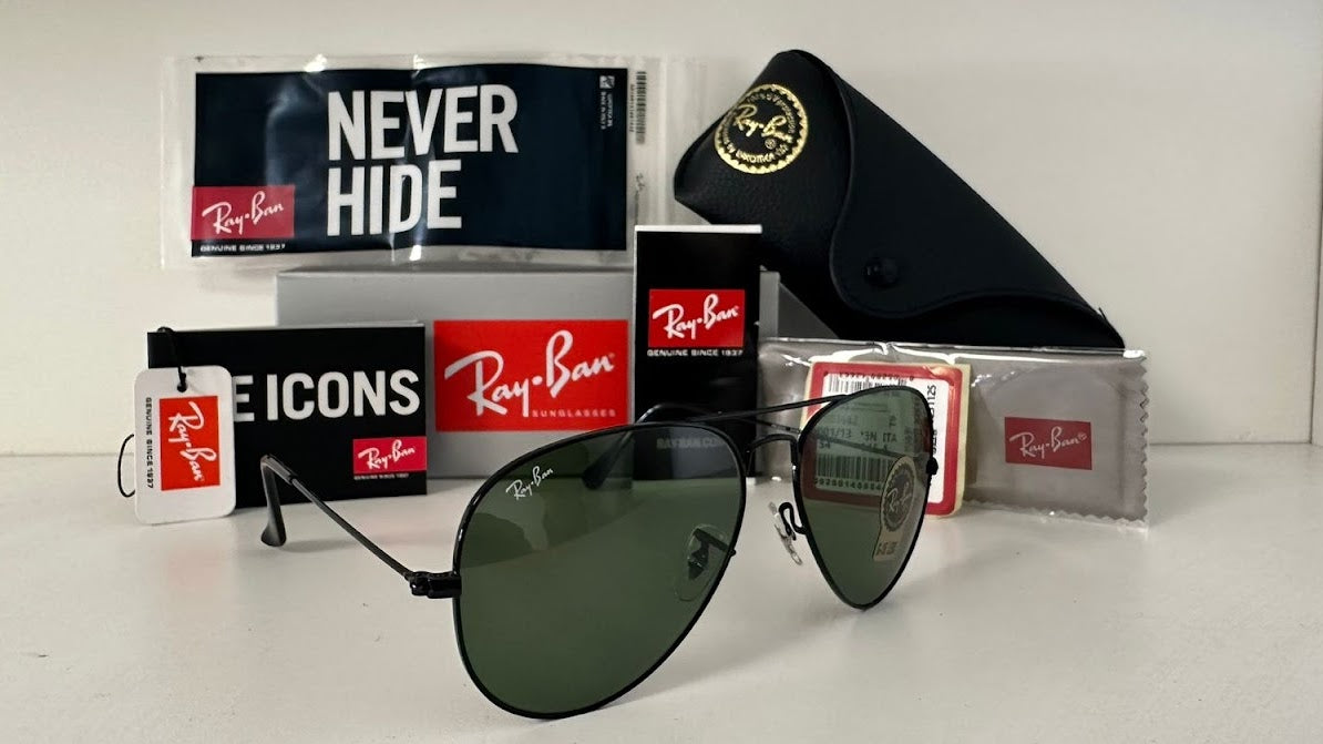 Aviador Clasico Negro/Verde 3025 L823