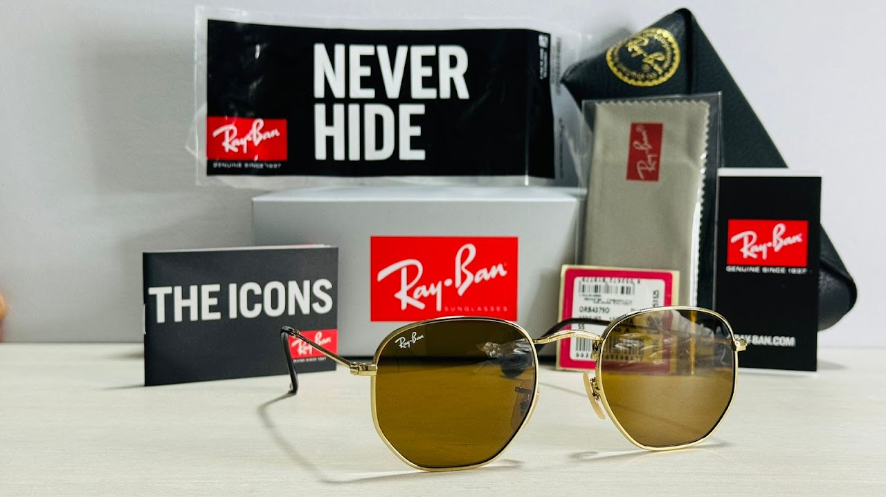 Hexagonal Dorado/Marrón 3548 001/33