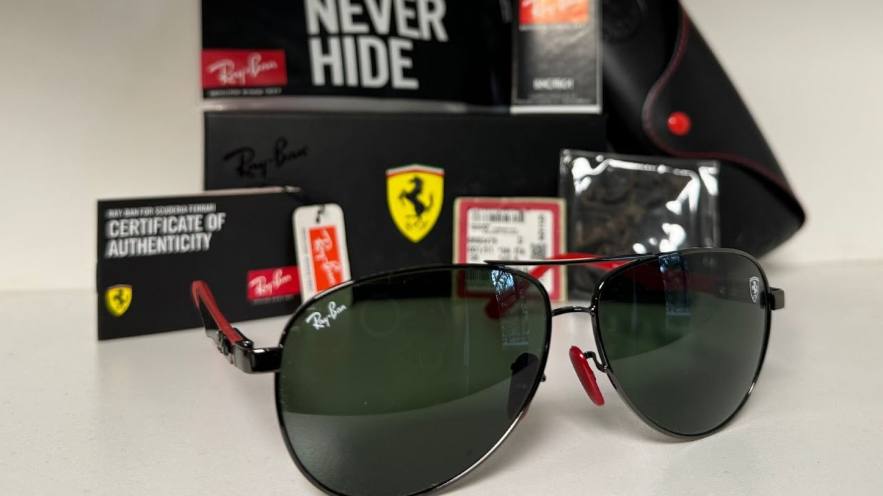 Aviador Ferrari Negro/Verde 8313-M F001/71