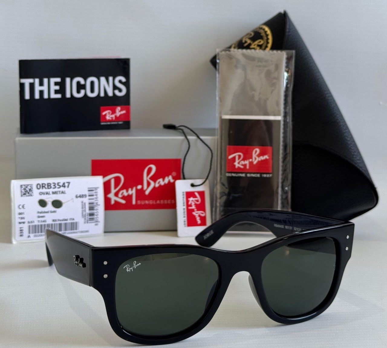 Mega Wayfarer Negro/Verde 4840s 901/31